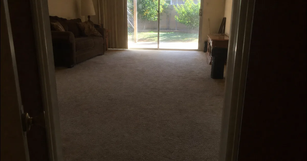 West Hills, CA: a residential carpeted room